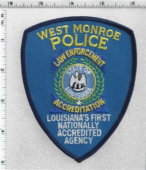 West Monroe Police Louisiana 3rd Issue Shoulder Patch Ebay