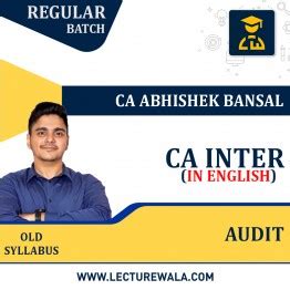 CA Abhishek Bansal Video Lectures Pen Drive Classes Lecturewala