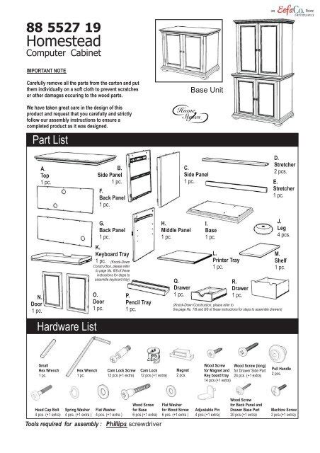 Base Assembly Instructions Kitchen Source