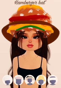 Dress To Impress Hamburger Hat In 2024 Dress To Impress Happy