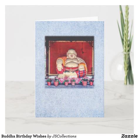 Buddha Birthday Wishes Card | Zazzle | Buddha birthday, Birthday wishes ...