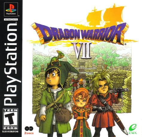 Dragon Warrior Vii Cover Or Packaging Material Mobygames