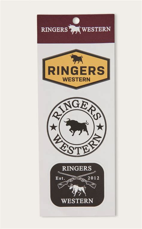 Ringers Western Logo Sticker 3 Pack | Pakenham Western