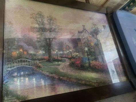 Thomas Kinkade Puzzle Picture - Baer Auctioneers - Realty, LLC