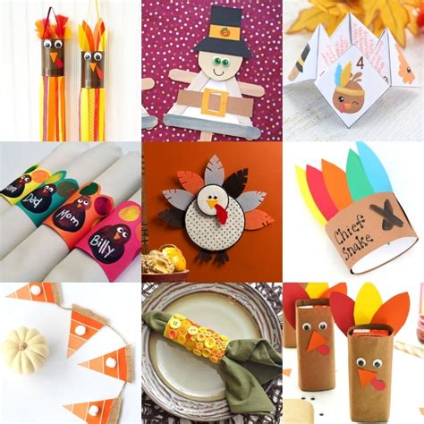 Easy Kids Thanksgiving Crafts That Are Lots of Fun - DIY Candy