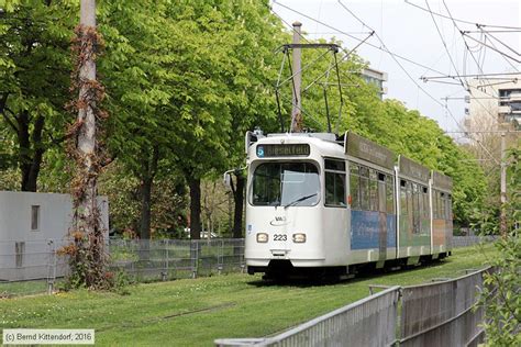 Deutschland Stra Enbahn Freiburg Im Breisgau Triebwagen