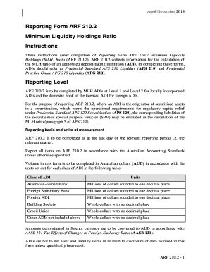 Fillable Online Apra Gov Minimum Liquidity Holdings Ratio Apra Gov