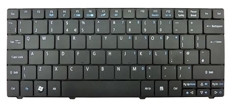 New UK Layout Black Keyboard for Acer Aspire One ZA3: Amazon.co.uk ...