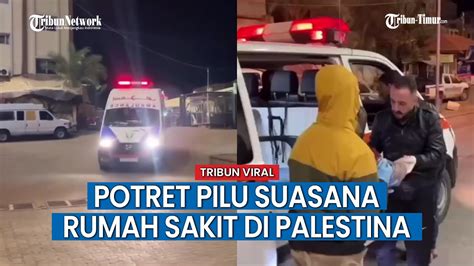 Potret Pilu Ambulans Lalu Lalang Antar Jenazah Dan Warga Palestina