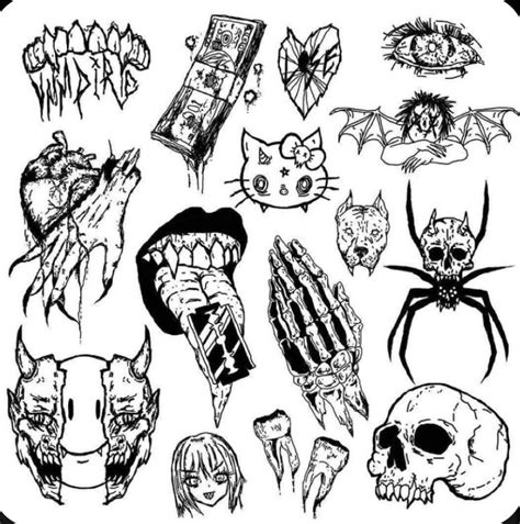 Pin By Gaiboi On Tattoo Ideas Spooky Tattoos Art Tattoo Sketches