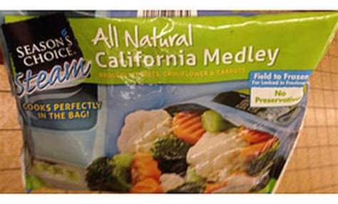 Season S Choice California Medley G Nutrition Information Innit