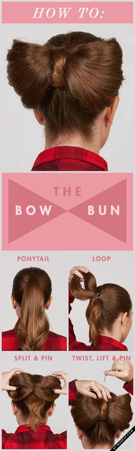 How To Bow Bun Hair Tutorial Hair Styles