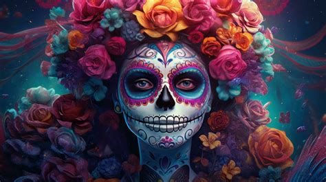 D A De El Muerto Dia Delaware Los Muertos Ilustraci N Ai Generativo