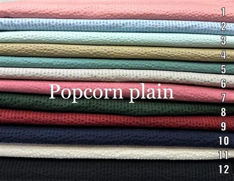 Stripes Popcorn Cotton Fabric Plain Solids At Rs 125 Meter In Surat