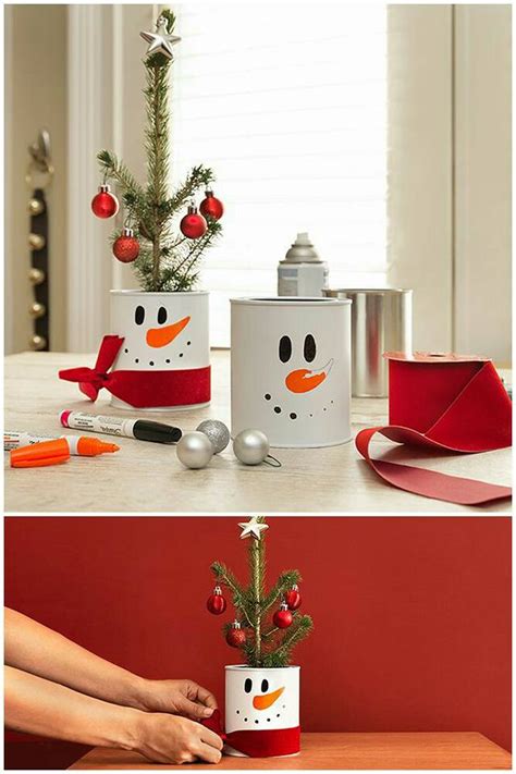 Decoraciones navideñas con latas Dale Detalles