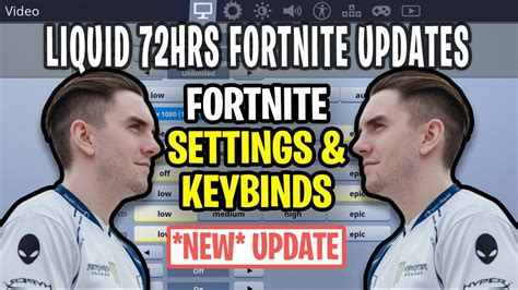 Liquid 72hrs Fortnite Settings Keybinds Sensitivity Gear And Setup