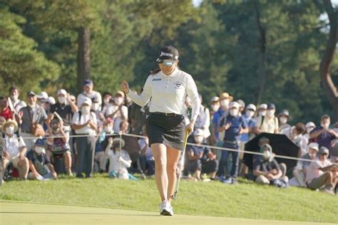 【画像】女子ゴルフ 勝みなみが連覇 3打差逆転で史上3人目 日本女子op ライブドアニュース