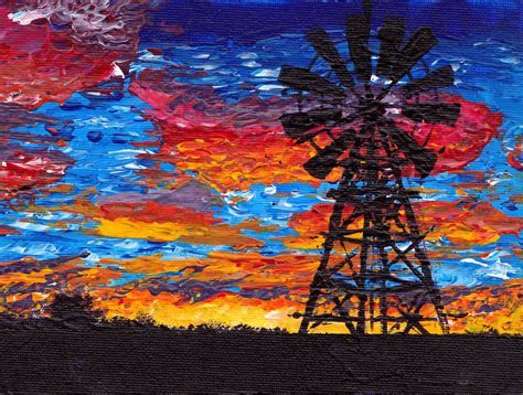 Windmill sunset by spanner88 on DeviantArt