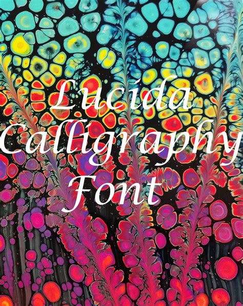 Lucida Calligraphy Font Free Download