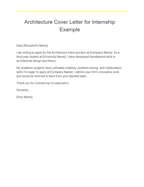 Architect Cover Letter 18 Examples How To Write PDF Tips