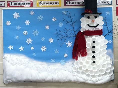 snowman bulletin board ideas - Google Search | Christmas bulletin, Snowman bulletin board ...