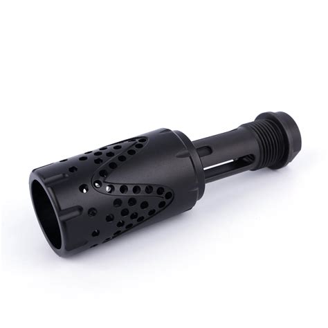 Stainless Creedmoor Muzzle Brake X Muzzle Device With Outer