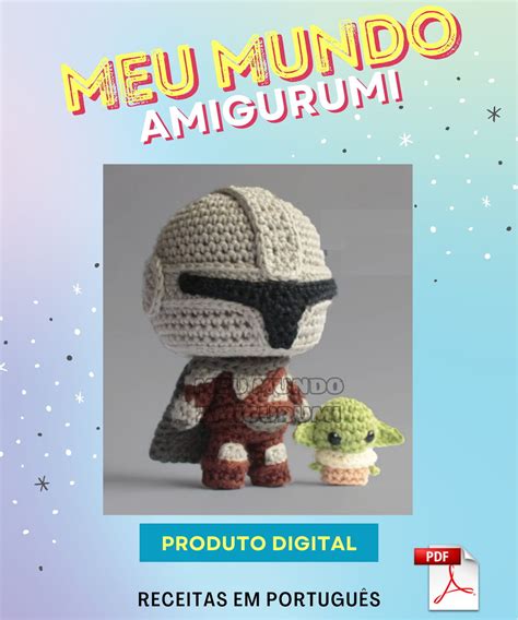 Amigurumi Baby Yoda Mandalorian Amigurumi Em Portugu S Elo