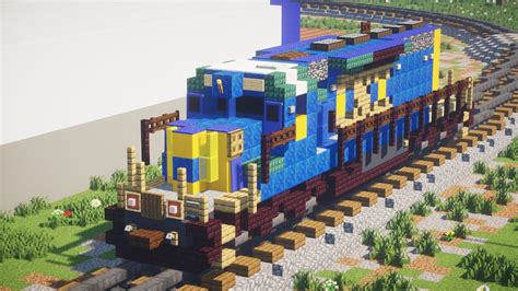 Minecraft Csx Emd Sd Locomotive Tutorial Youtube