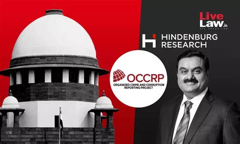 Adani Hindenburg Case मीडिया आर्टिकल्स और Occrp रिपोर्ट सेबी जांच पर