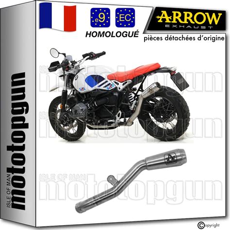 Arrow Pot Echappement Approuve Pro Race Nichrom Bmw R Nine T Urban Gs