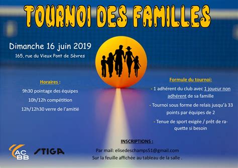 Tournoi Des Familles