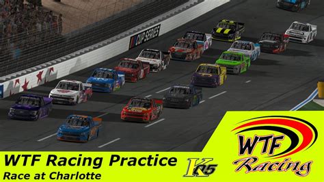 IRacing WTF Racing Practice Race Truck Charlotte Highlights