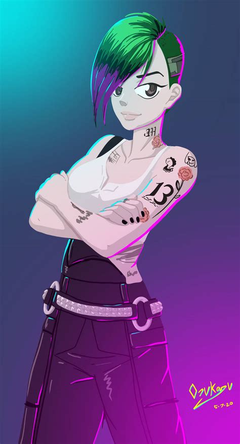 Judy - Cyberpunk2077 by OSuKaRuArT on DeviantArt