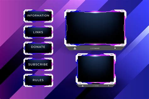 Twitch Panels Shapes Template Graphic by Tanu · Creative Fabrica