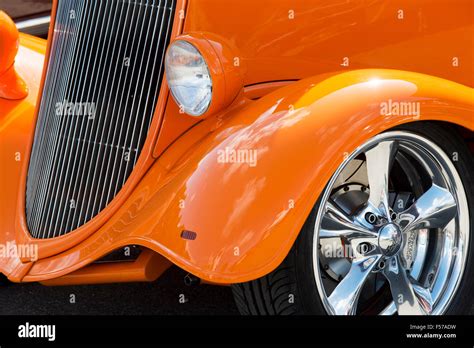 Custom car orange hi-res stock photography and images - Alamy