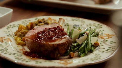 Crown Roast Of Pork With New Orleans Oyster Dressing Emeril Lagasse Youtube