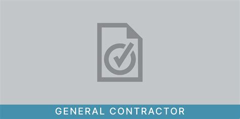 Prequalification General Contractor