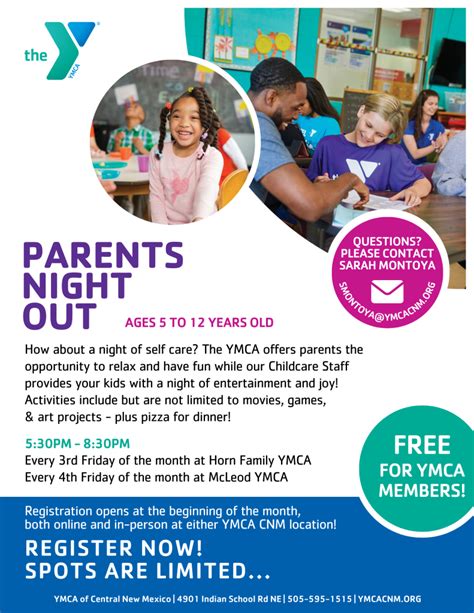 Parents Night Out - YMCA Central New Mexico