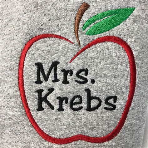 Personalized Teacher Quarter Zip Sweatshirt Teacher Apple Etsy Uk