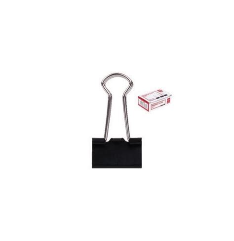 Deli Binder Clips 12Pc 1Pck19mm