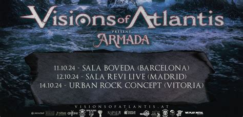 Visions of Atlantis visitarán Barcelona Madrid y Vitoria en 2024