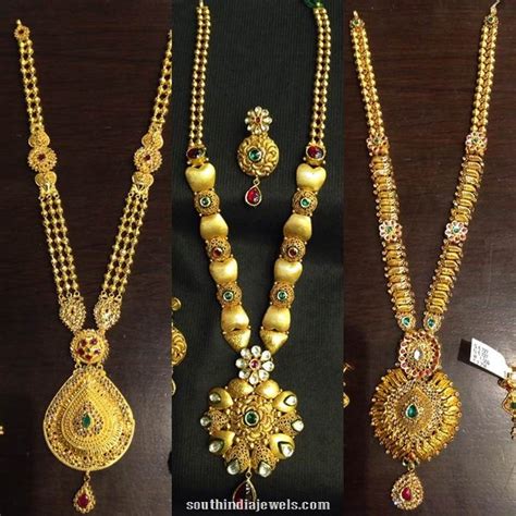 Latest Long Necklace Design Catalog South India Jewels