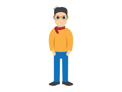 Character of designer style cartoon vector Character Model 12808891 ...