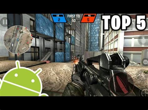 TOP 5 LOS MEJORES JUEGOS FPS SHOOTER PARA ANDROID 2018 YouTube