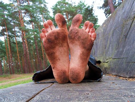 Barefoot In The Forest Dirty Soles My Dirty Soles Muddy Flickr