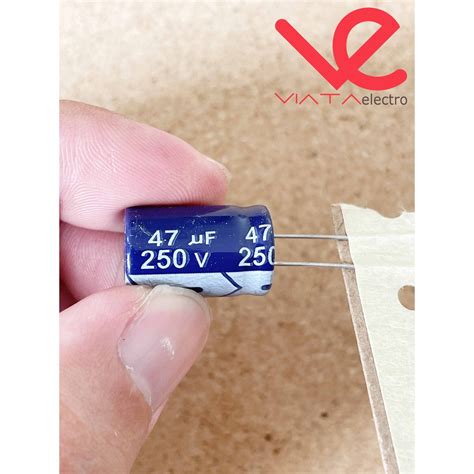 Jual Kapasitor Elco 47uf 250v Roll 1 Buah Kapasitor Capacitor Elko Kapasitor 47 Uf 250 V Roll