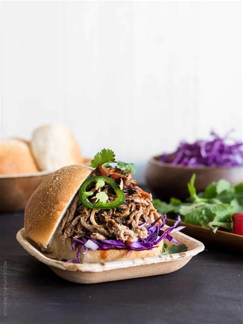 Slow Cooker Filipino Adobo-style Pulled Pork Sandwiches | Kitchen ...