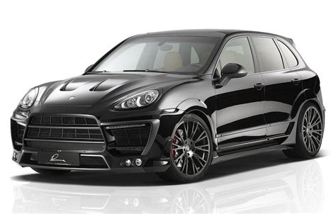 Lumma Design Porsche Cayenne Ii Black Front View Egmcartech