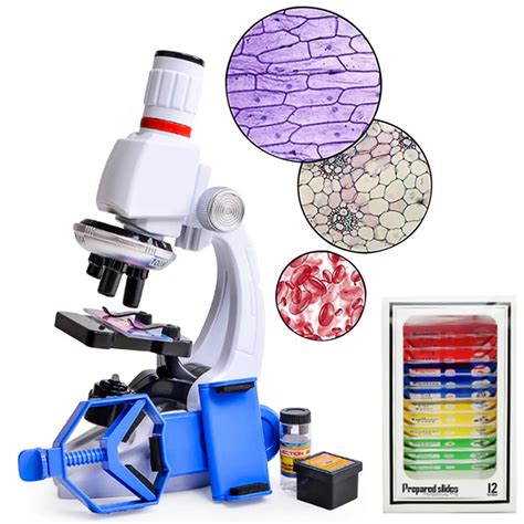 Kit De Microscopio De Laboratorio Led Para Niños Microscopio Biológico