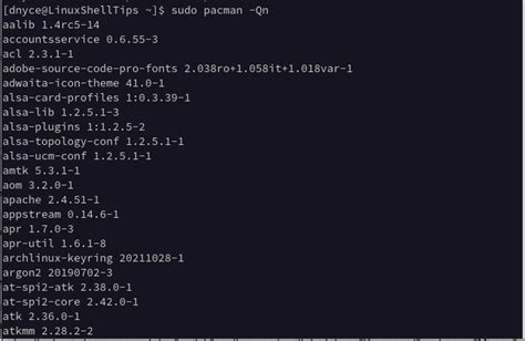 Pacman Commands Cheat Sheet for Arch Linux